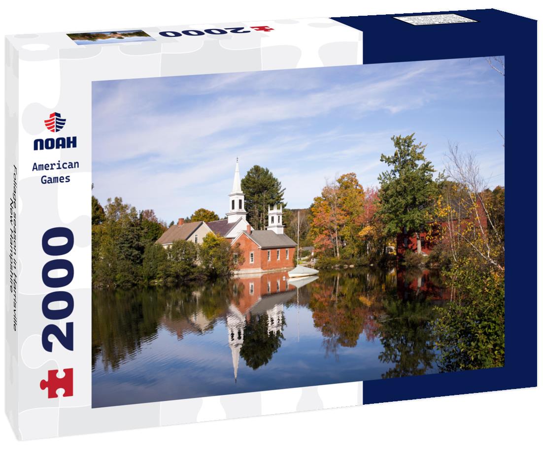 Foliage season in Harrisville, New Hampshire 2000pc Puzzle
