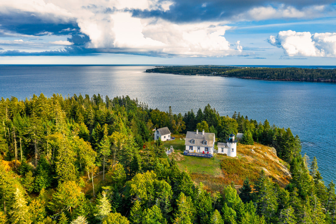 Aerial view of Bear Island Lighthouse, Maine 2000pc Puzzle