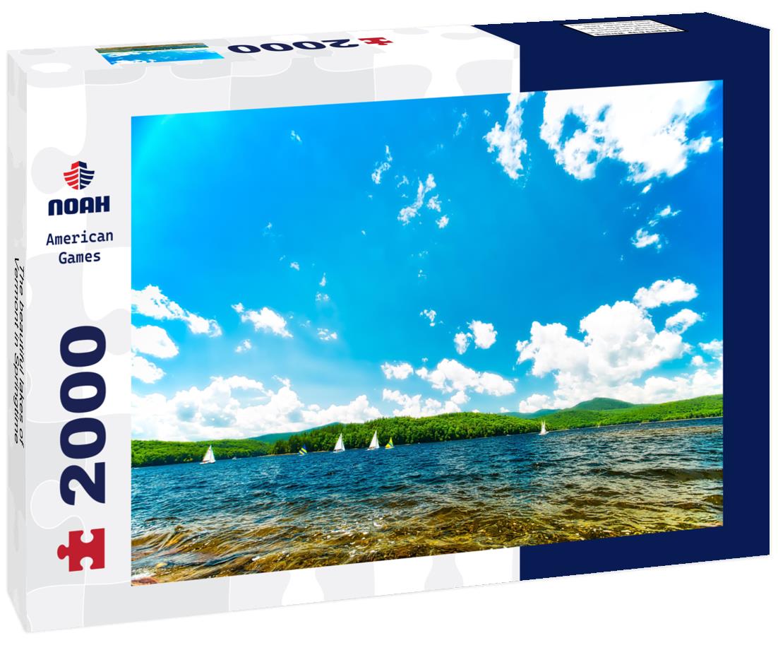 The beautiful lakes of Vermont in Springtime 2000pc Puzzle