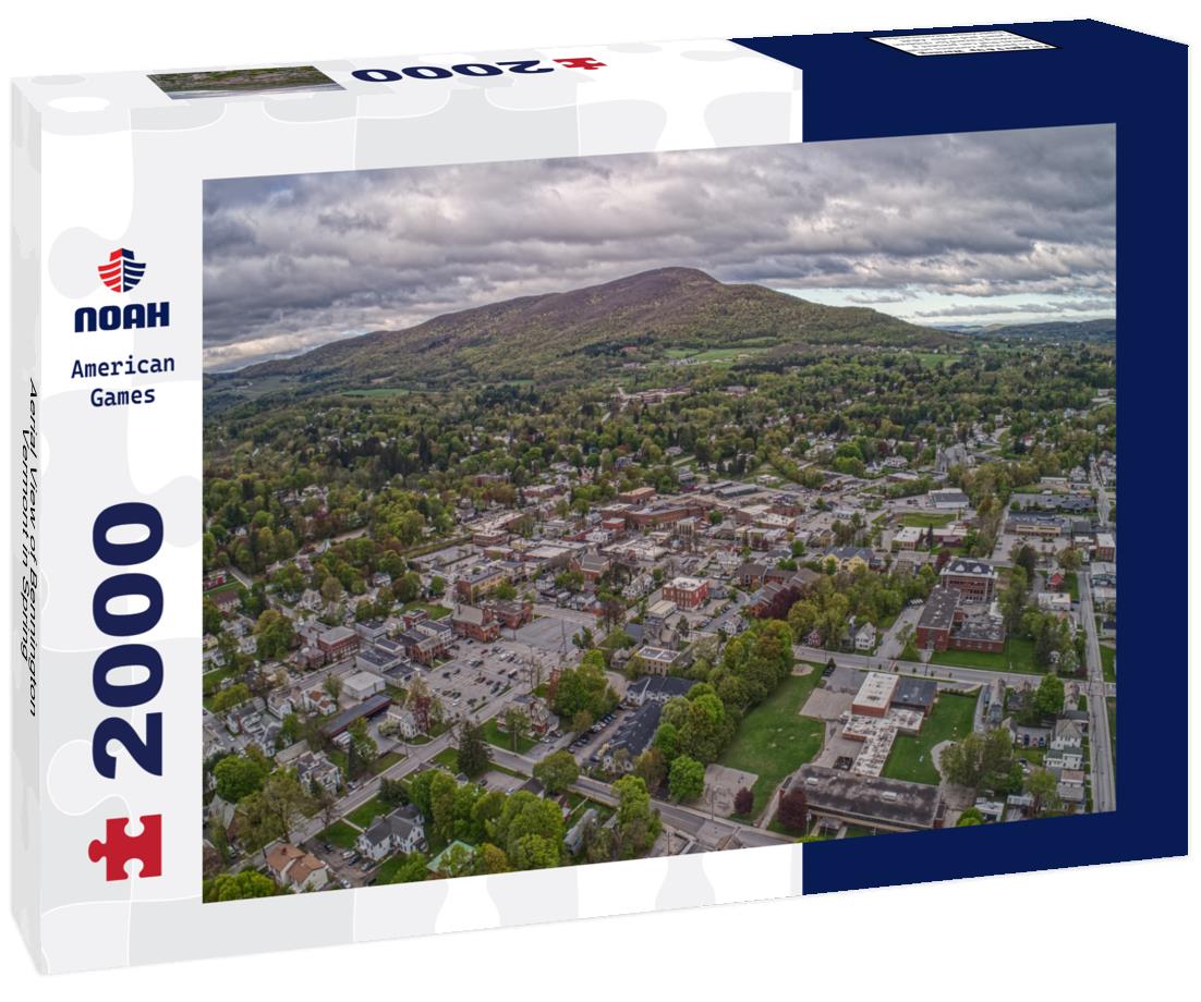 Aerial View of Bennington, Vermont in Spring 2000pc Puzzle