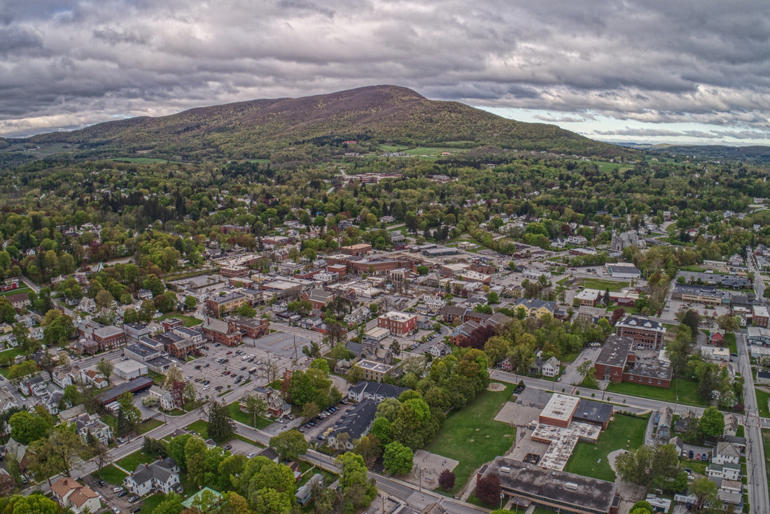 Aerial View of Bennington, Vermont in Spring 2000pc Puzzle