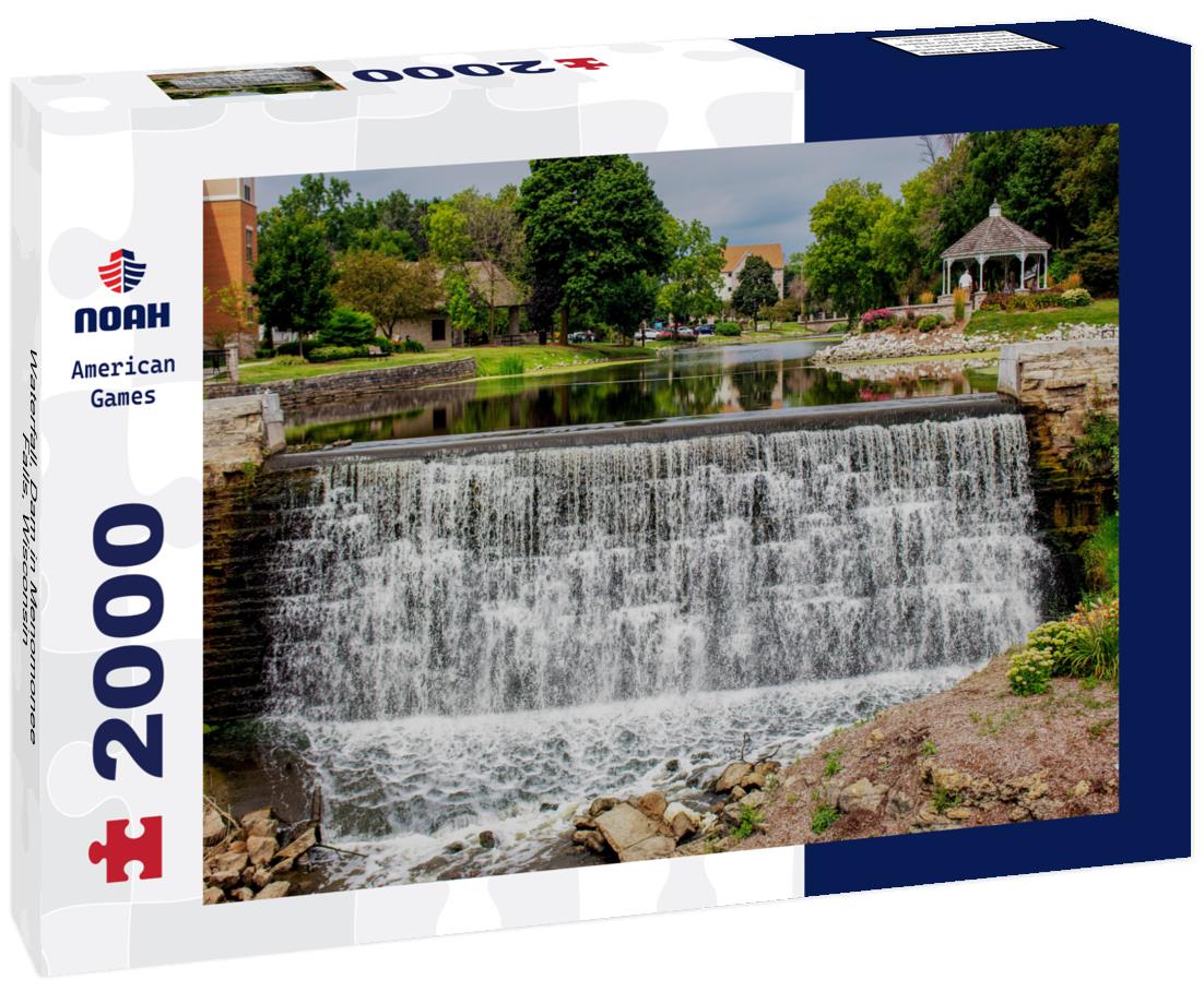 Waterfall, Dam in Menomonee Falls, Wisconsin 2000pc Puzzle