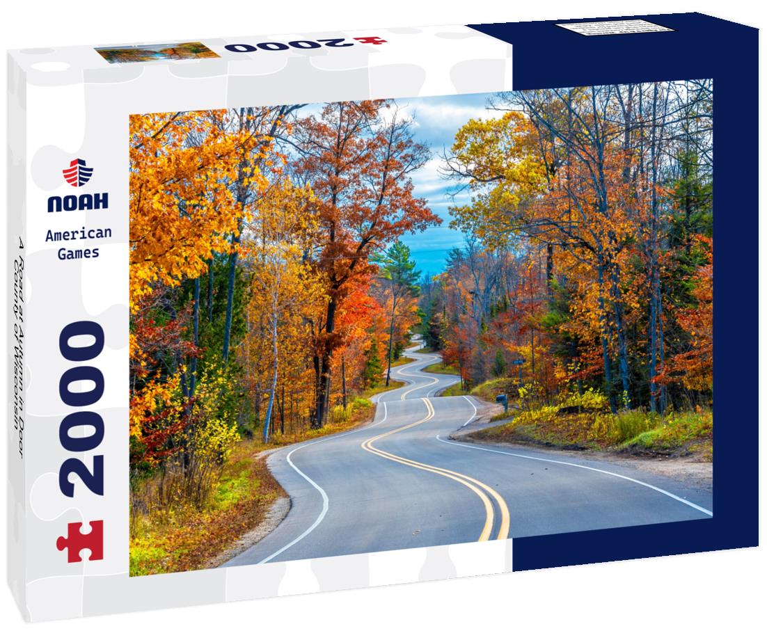 A Road at Autumn in Door County of Wisconsin 2000pc Puzzle