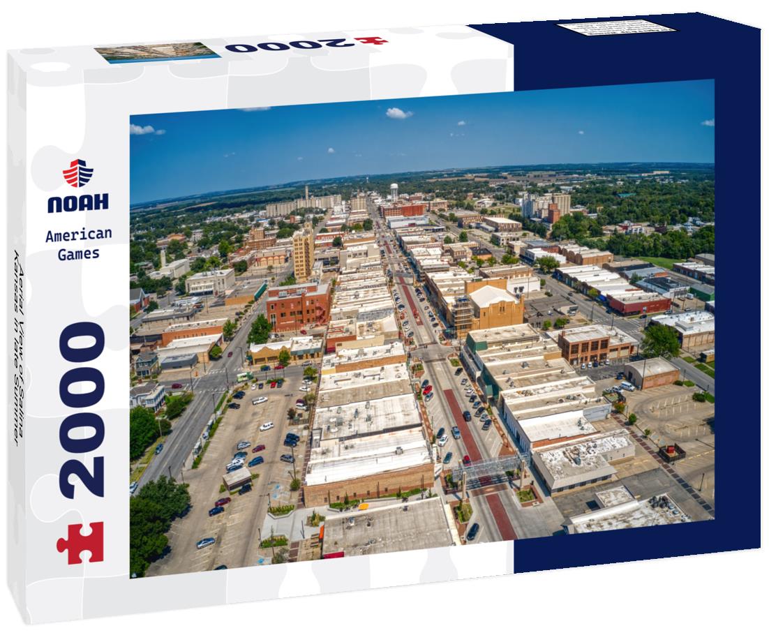 Aerial View of Salina, Kansas in late Summer 2000pc Puzzle