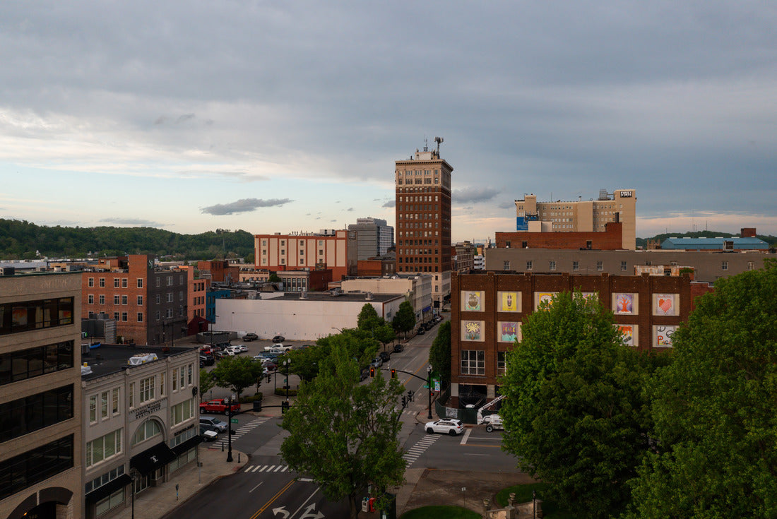 Aerial of Downtown Huntington, West Virginia 2000pc Puzzle