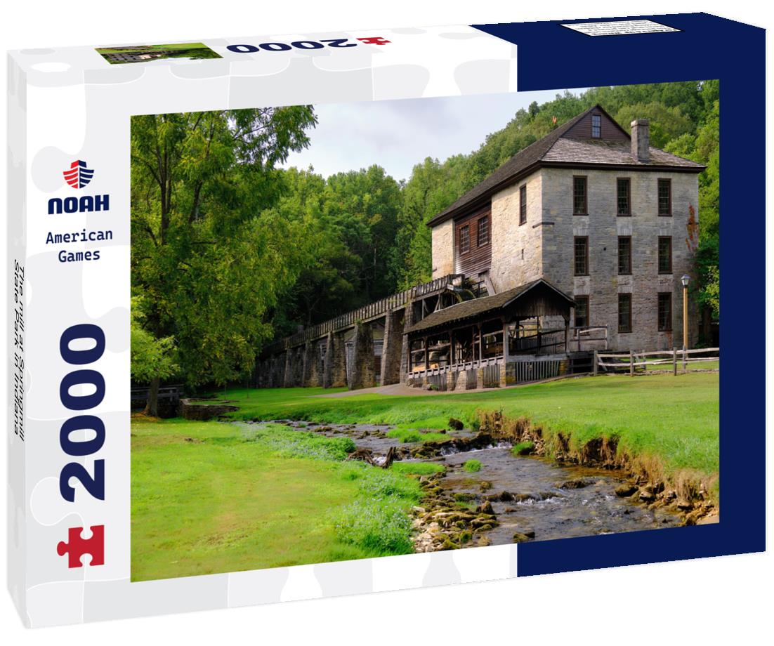 Noah Jigsaw Puzzle The mill at Springmill State Park in Indiana 2000 pieces