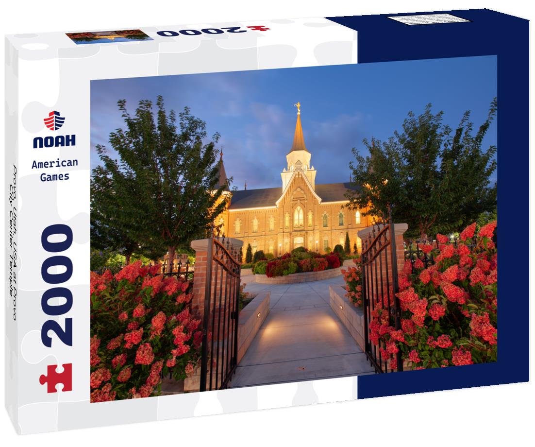 Noah Jigsaw Puzzle Provo, Utah, USA at Provo City Center Temple 2000 pieces