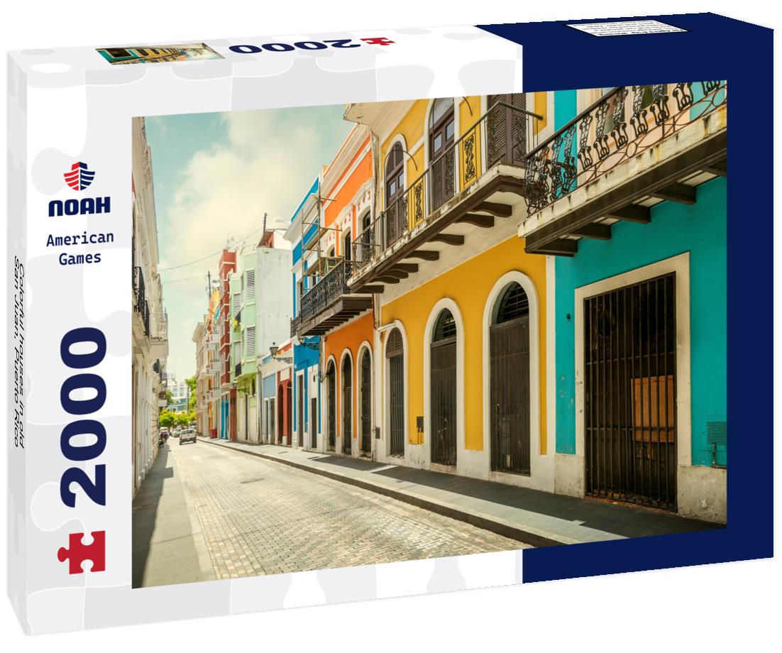 Colorful houses in old San Juan, Puerto Rico 2000pc Puzzle