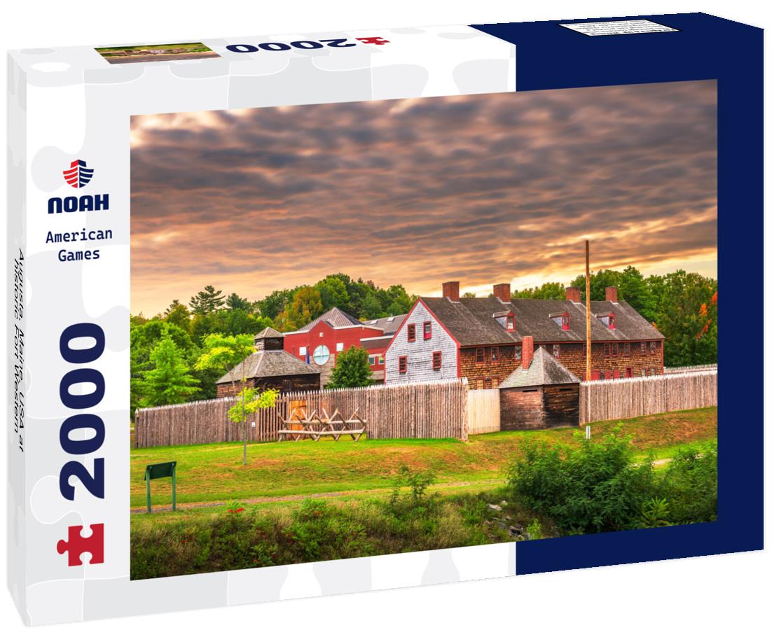 Augusta, Maine, USA at historic Fort Western 2000pc Puzzle