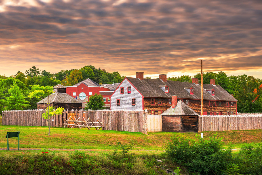 Augusta, Maine, USA at historic Fort Western 2000pc Puzzle