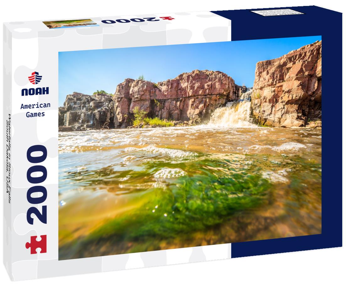 Waterfalls in Sioux Falls, South Dakota, USA 2000pc Puzzle