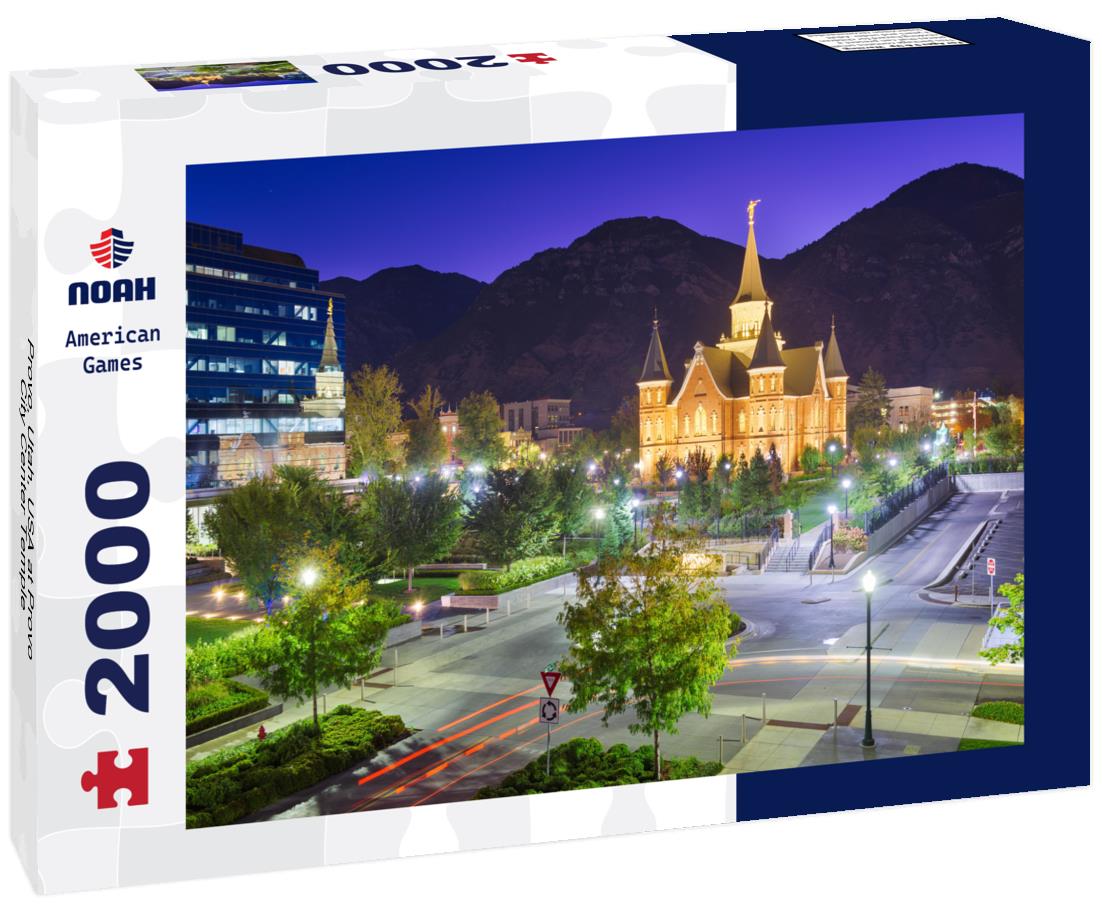 Noah Jigsaw Puzzle Provo, Utah, USA at Provo City Center Temple 2000 pieces