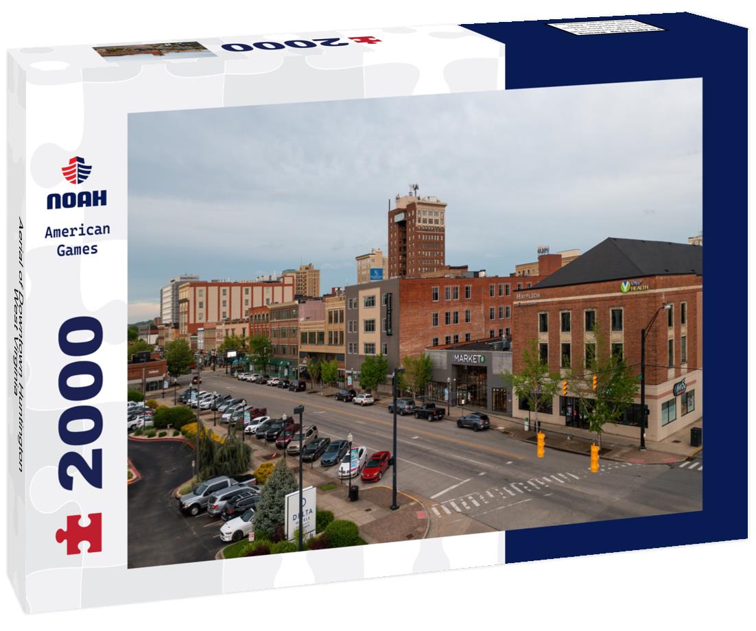 Aerial of Downtown Huntington, West Virginia 2000pc Puzzle