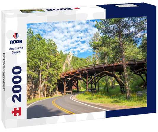 Noah Jigsaw Puzzle Bridge in Custer State Park in South Dakota 2000 pieces