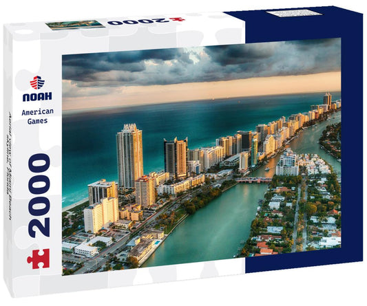 Noah Jigsaw Puzzle Aerial view of Miami Beach skyline, Florida 2000 pieces