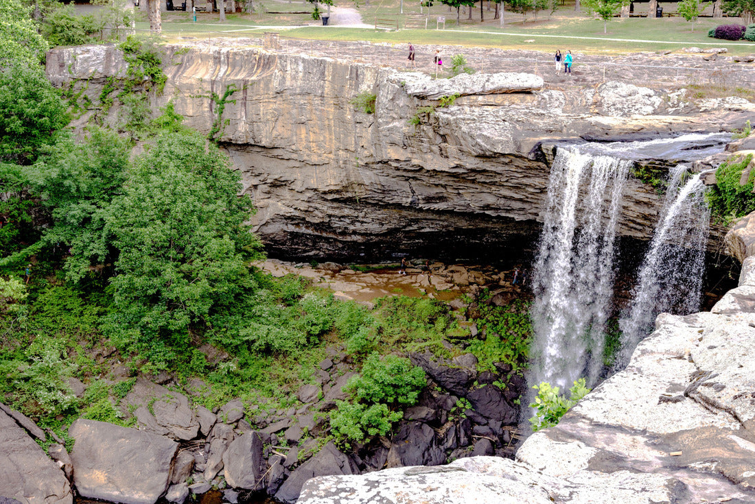 Noccalula Falls with low water flow Alabama 2000pc Puzzle