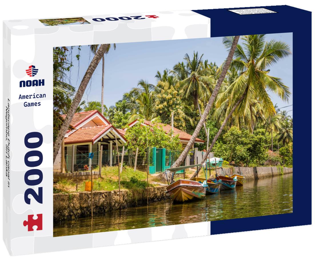 Landscape Dutch canal in Negombo, Sri Lanka 2000pc Puzzle