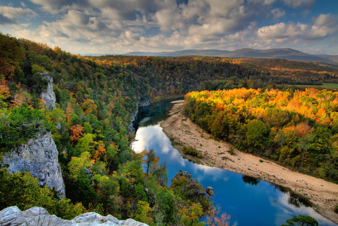 Noah Jigsaw Puzzle Buffalo National River from above, Arkansas 2000 pieces