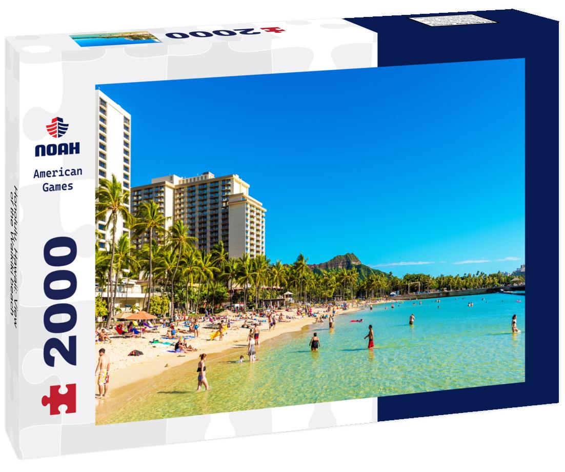 Honolulu, Hawaii: View of the Waikiki beach 2000pc Puzzle