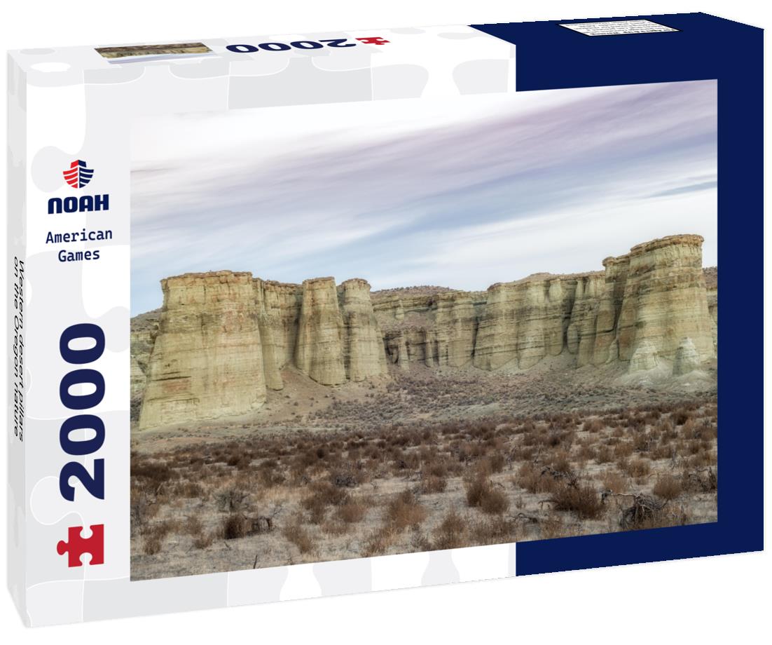 Western desert pillars on the Oregon nature 2000pc Puzzle
