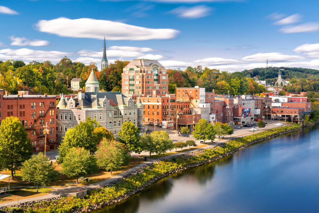 Augusta skyline on a sunny afternoon, Maine 2000pc Puzzle