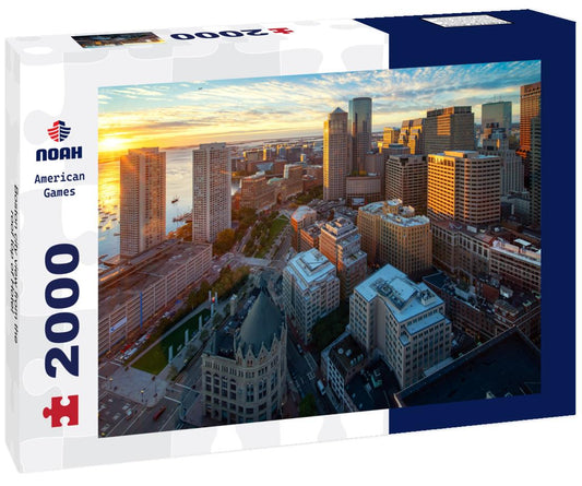Noah Jigsaw Puzzle Boston city view from the roof top of Hotel 2000 pieces