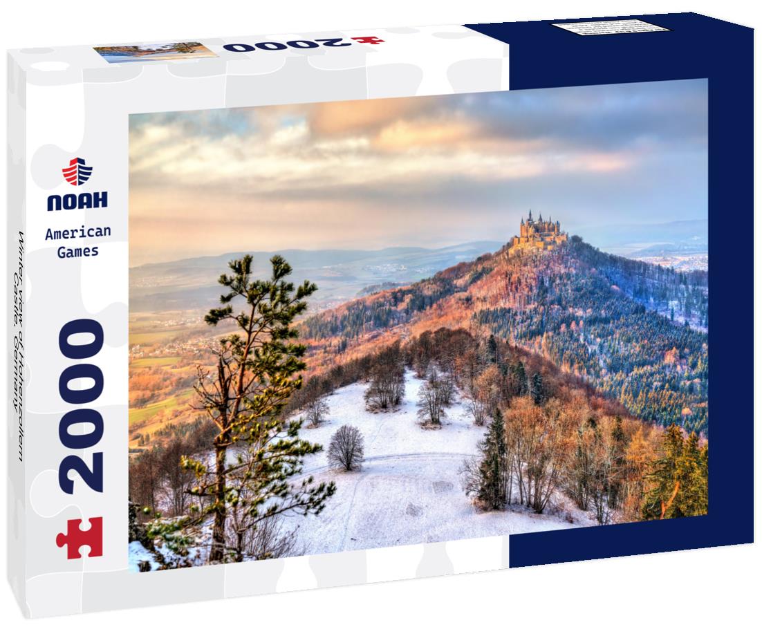 Winter view of Hohenzollern Castle, Germany 2000pc Puzzle