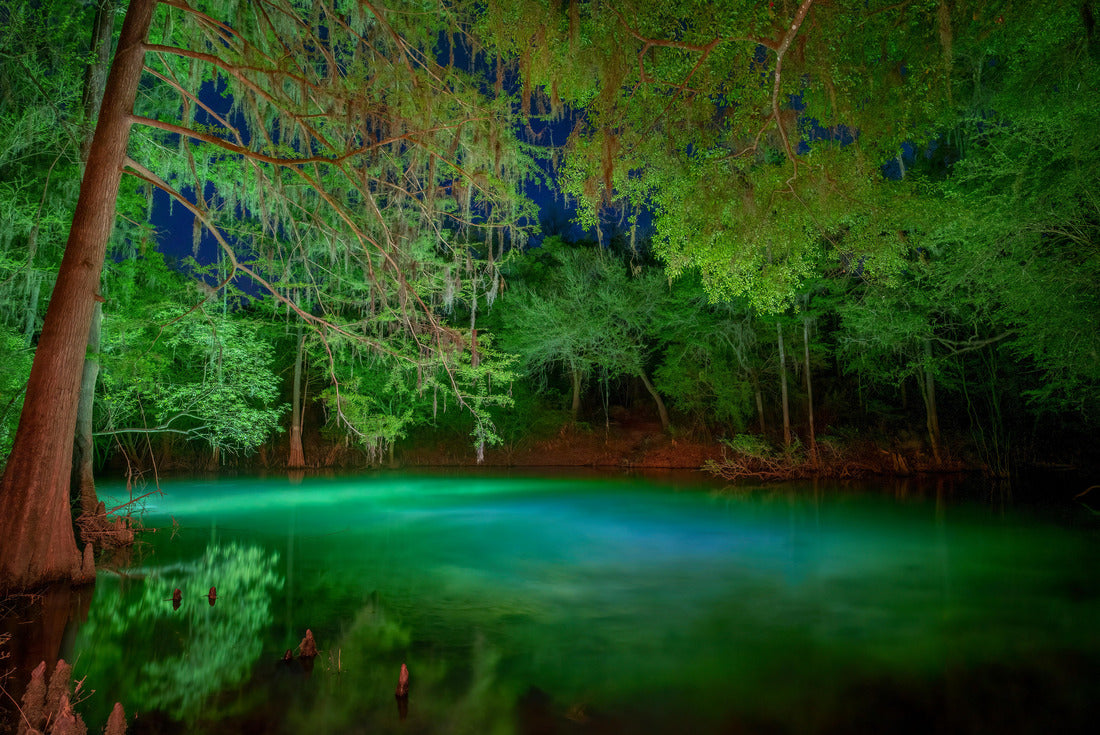 Blue Sink at Night, Madison County, Florida 2000pc Puzzle