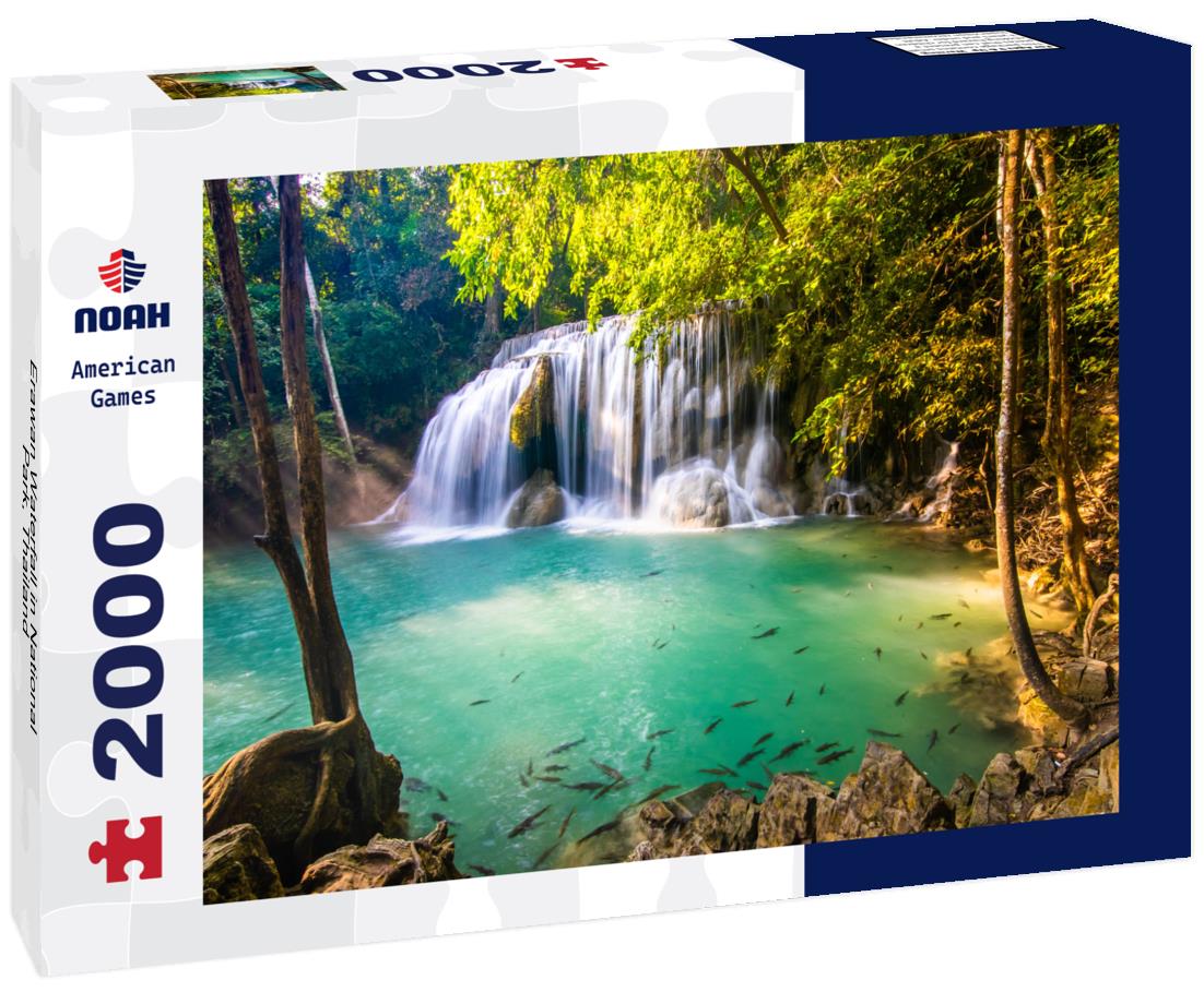 Noah Jigsaw Puzzle Erawan Waterfall in National Park, Thailand 2000 pieces