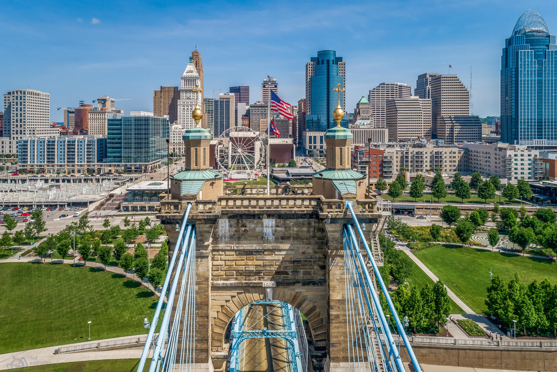 Aerial Photo of the Cincinnati Ohio Skyline 2000pc Puzzle