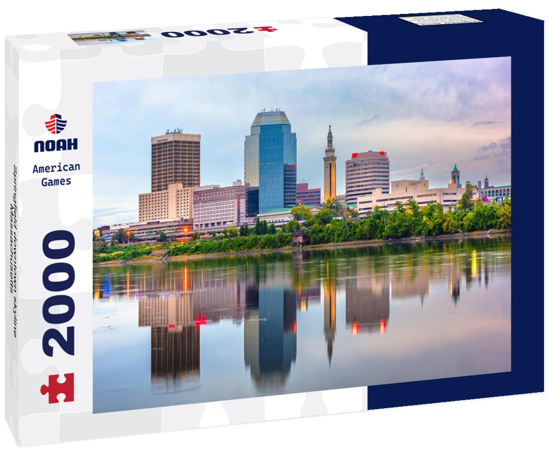 Springfield downtown skyline, Massachusetts 2000pc Puzzle
