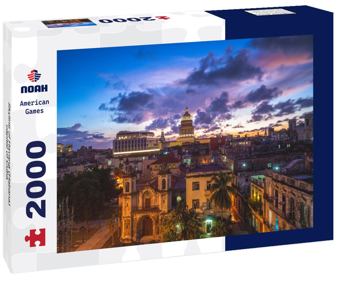 Skyline of Havana (Habana), capital of Cuba 2000pc Puzzle