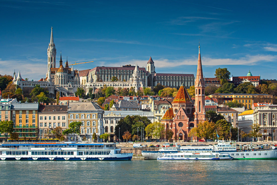 the riverbank of Budapest in autumn 2000pc Puzzle