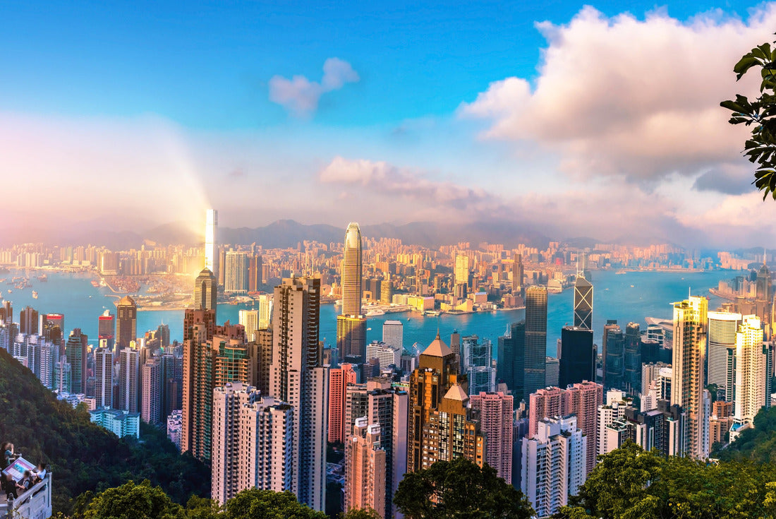 Hong Kong skyscrapers from The peak 2000pc Puzzle
