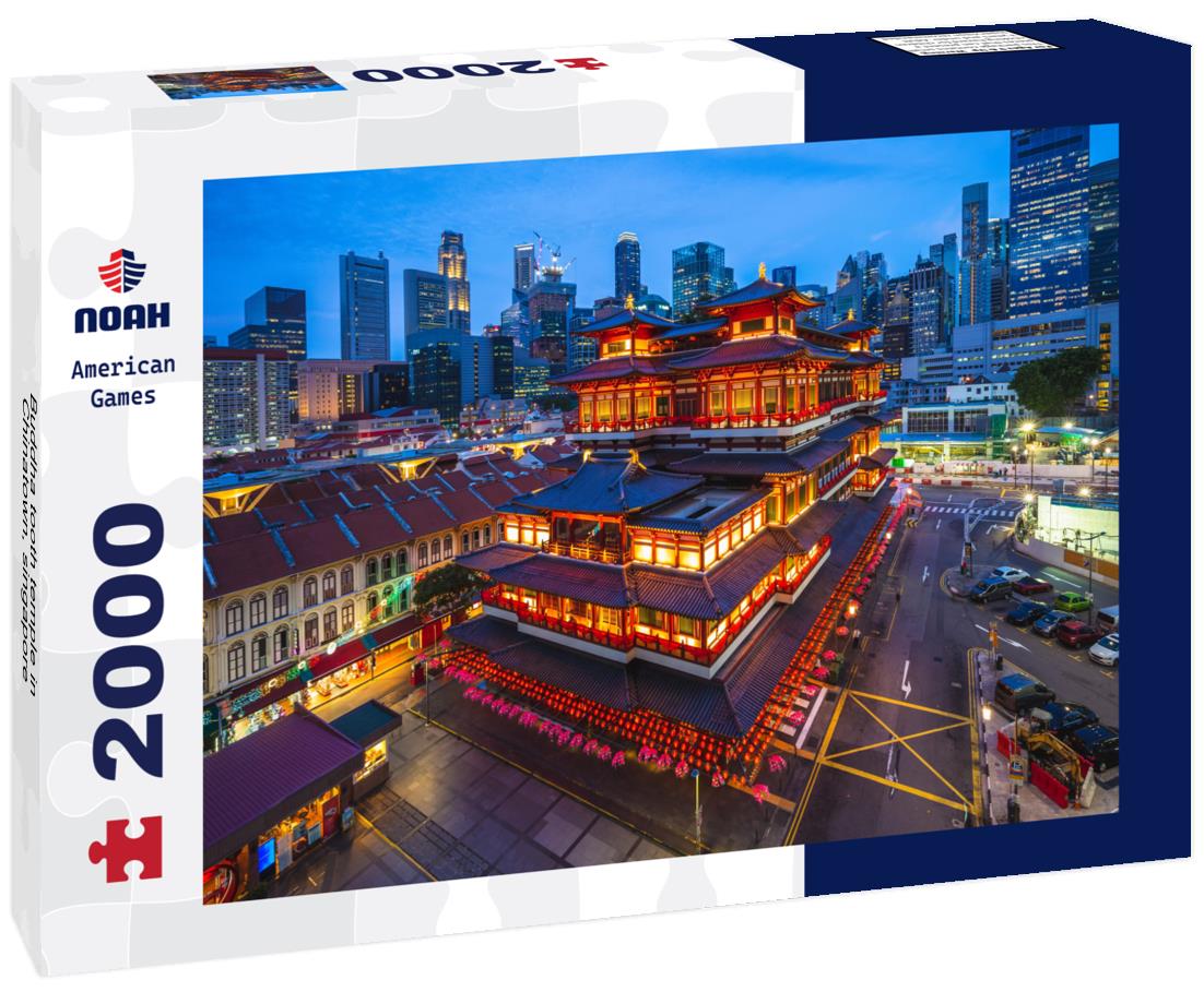 Buddha tooth temple in Chinatown, singapore 2000pc Puzzle