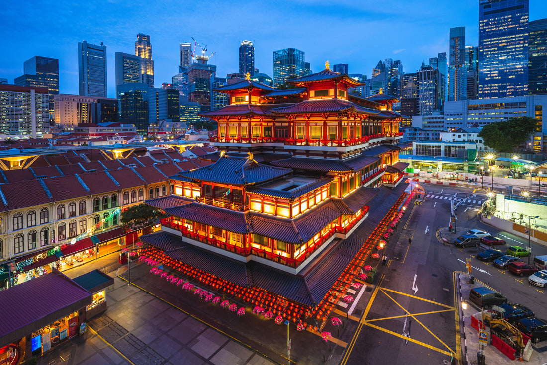 Buddha tooth temple in Chinatown, singapore 2000pc Puzzle