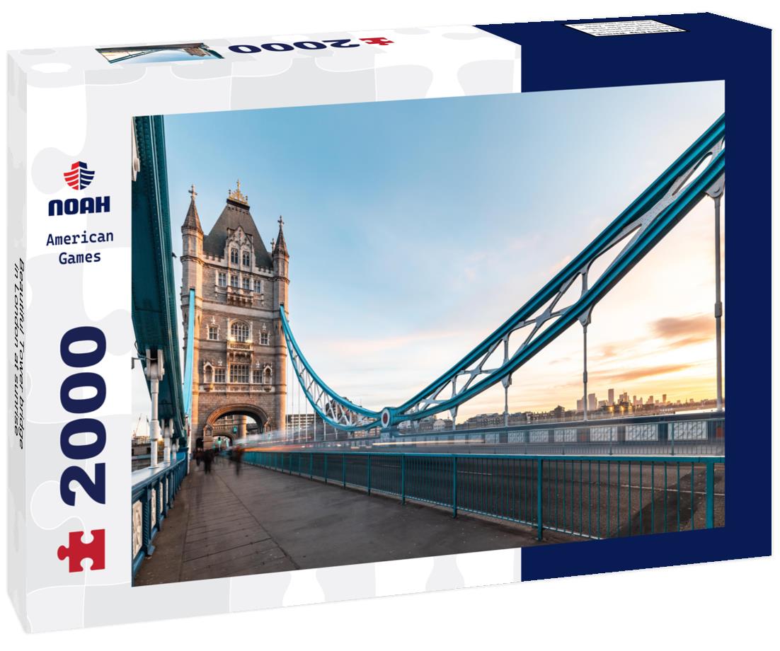 Noah Jigsaw Puzzle Beautiful Tower bridge in London at sunrise 2000 pieces