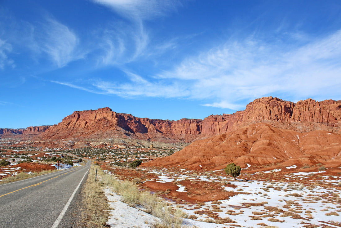Capitol Reef National Park, Utah, in winter 2000pc Puzzle