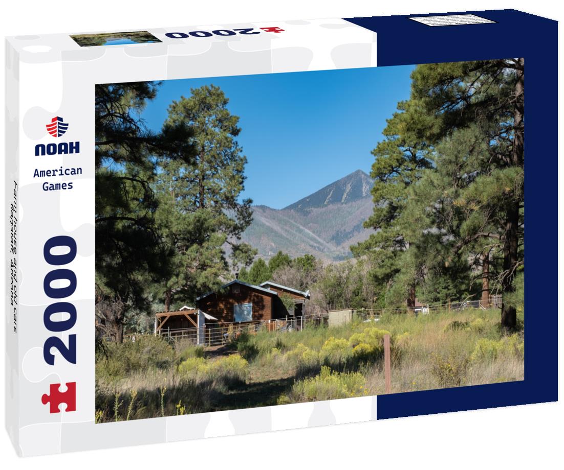 Farm house and old cars, flagstaff, Arizona 2000pc Puzzle
