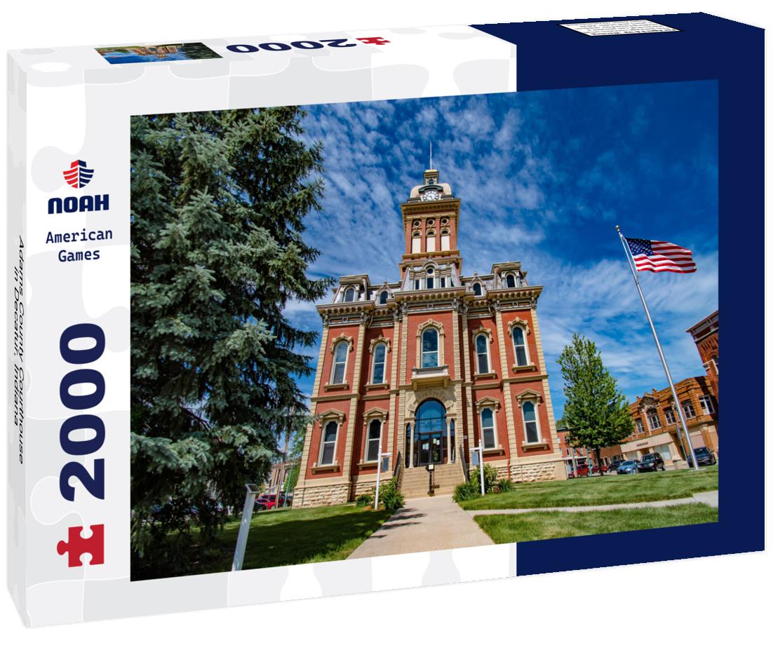 Noah Jigsaw Puzzle Adams County Courthouse in Decatur, Indiana 2000 pieces