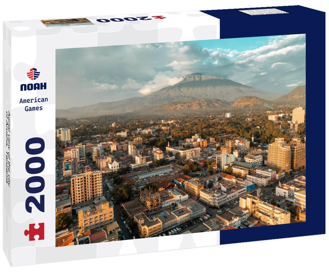 Aerial view of the city of Arusha, Tanzania 2000pc Puzzle