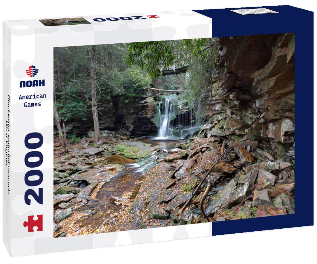 Blackwater waterfall cascade, West Virginia 2000pc Puzzle