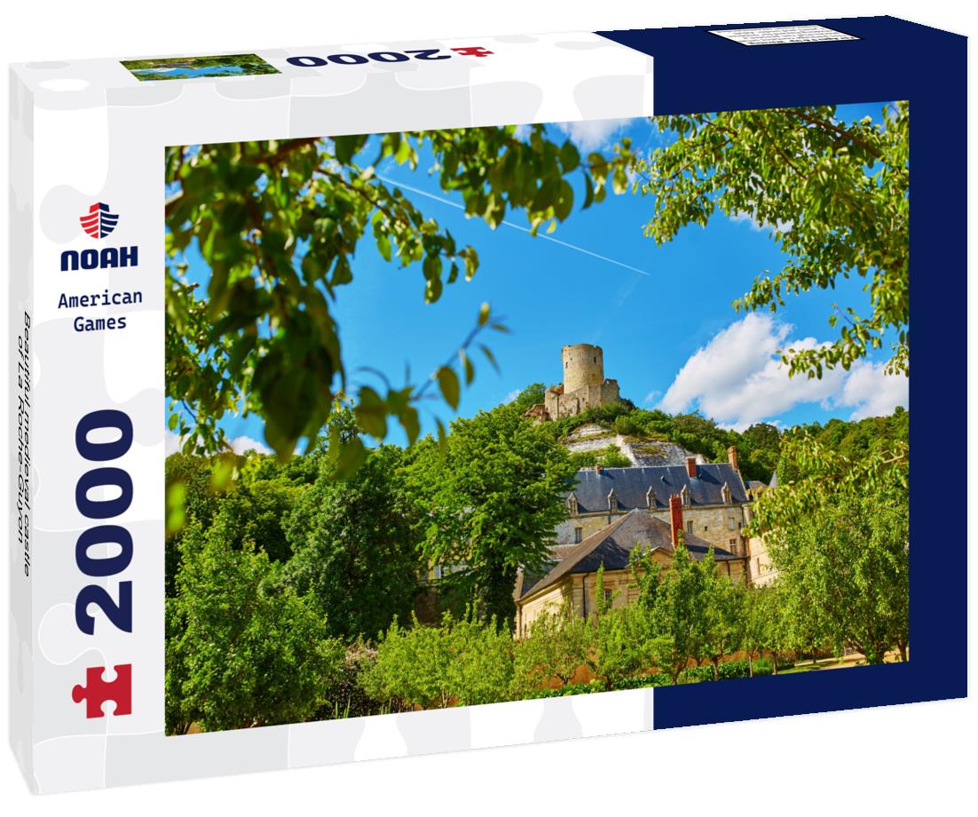 Beautiful medieval castle of La Roche-Guyon 2000pc Puzzle