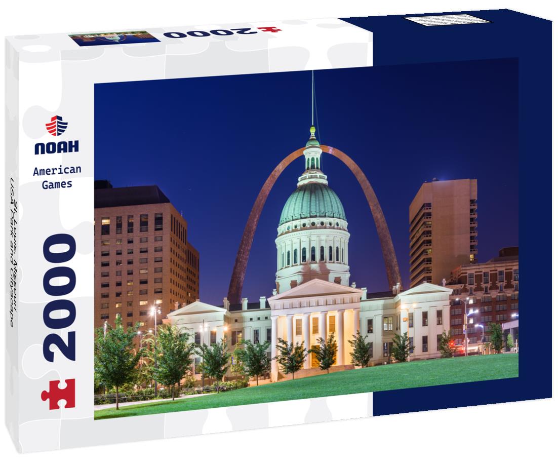 St. Louis, Missouri, USA Park and Cityscape 2000pc Puzzle