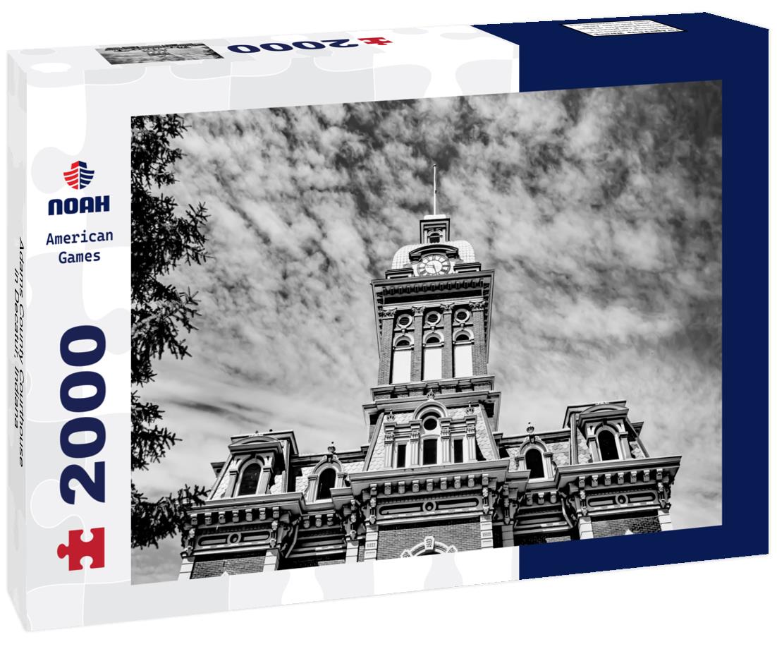 Noah Jigsaw Puzzle Adams County Courthouse in Decatur, Indiana 2000 pieces