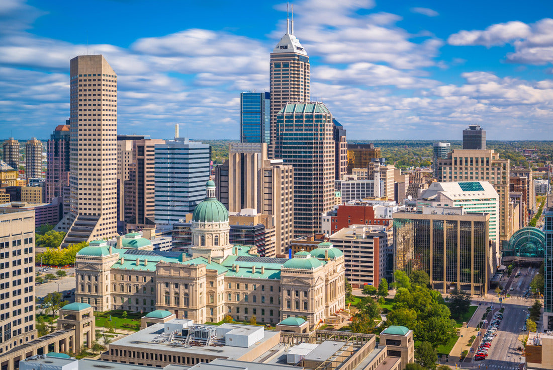 Indianapolis, Indiana, USA Downtown Skyline 2000pc Puzzle