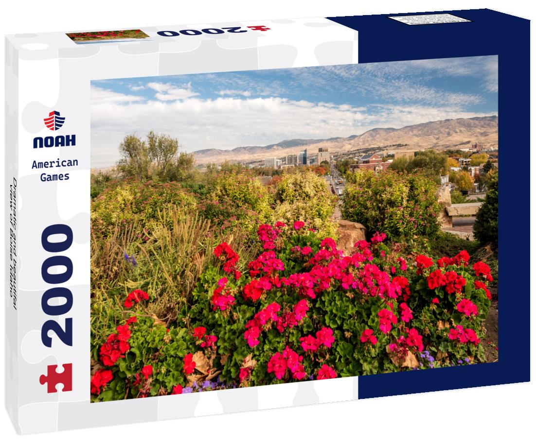 Dramatic and beautifal view of Boise Idaho 2000pc Puzzle