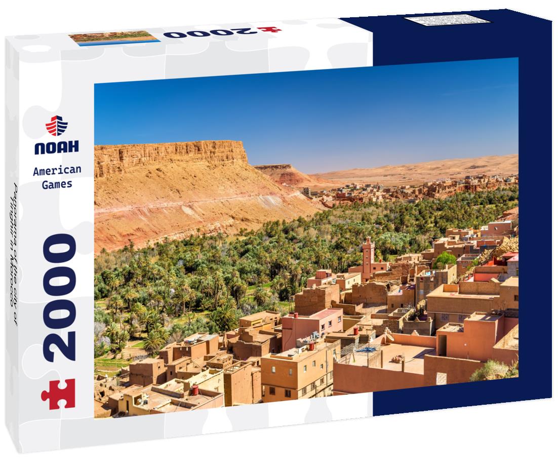 Noah Jigsaw Puzzle Panorama of the city of Tinghir in Morocco 2000 pieces