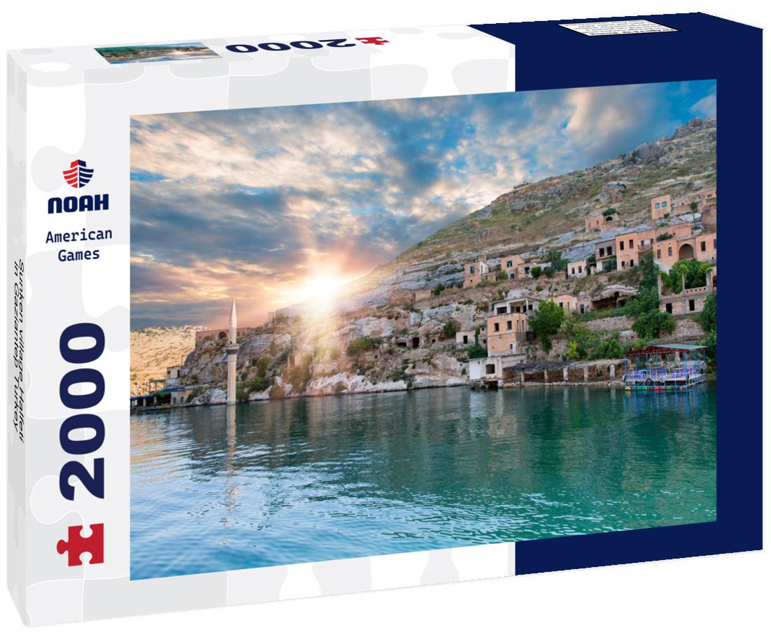 Sunken village Halfeti in Gaziantep Turkey 2000pc Puzzle