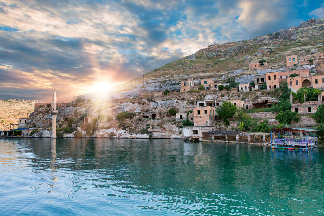 Sunken village Halfeti in Gaziantep Turkey 2000pc Puzzle